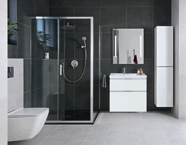 Modern interior design trend: Large-format tiles